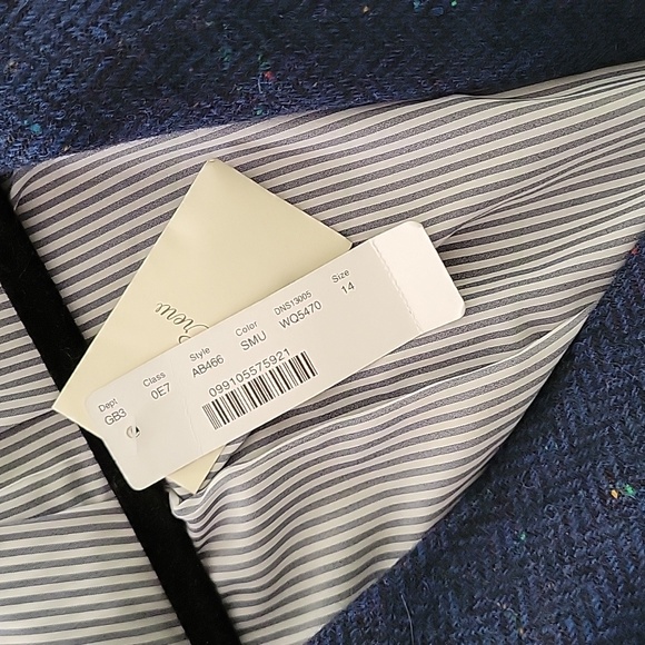 J Crew Navy Blue Sommerset Tweed Herringbone Speckle Wool Blazer - NWT - 12 - Picture 4 of 8